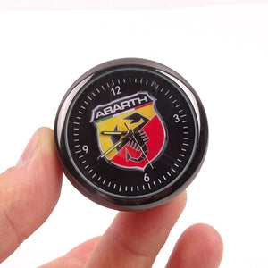 High Quality Car Decoration Electronic Meter Car Clock Timepiece Auto Interior Ornament FOR Fiat 500 abarth Car accessories