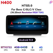 Load image into Gallery viewer, NaviFly 10.25&quot; IPS Screen 8 core Android 10.0 Car GPS Navigation player For Mercedes Benz C Class W205 2014-2018 NTG5.0 With WIF
