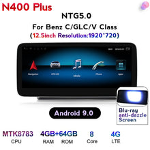 Load image into Gallery viewer, NaviFly 10.25&quot; IPS Screen 8 core Android 10.0 Car GPS Navigation player For Mercedes Benz C Class W205 2014-2018 NTG5.0 With WIF
