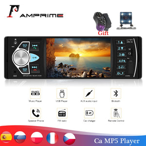 AMPrime Autoradio 4022D 4.1" 1 Din Car Radio Audio Stereo USB AUX FM Audio Player Radio Station With Remote Control Car Audio