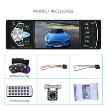 Load image into Gallery viewer, AMPrime Autoradio 4022D 4.1&quot; 1 Din Car Radio Audio Stereo USB AUX FM Audio Player Radio Station With Remote Control Car Audio
