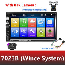 Load image into Gallery viewer, AMPrime Universal 2 din Car Multimedia Player Autoradio 2din Stereo 7&quot; Touch Screen Video MP5 Player Auto Radio Backup Camera
