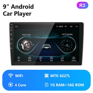 2 Din Android 8.1 2G+32G 4G NET 9/10.1 Inch Car Radio Multimedia Video Player 2Din Navigation GPS FM For Nissan Kia Honda VW