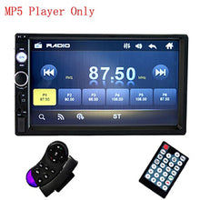 Load image into Gallery viewer, Podofo 2 din Car Radio 7&quot; HD Autoradio Multimedia Player 2DIN Touch Screen Auto audio Car Stereo MP5 Bluetooth USB TF FM Camera
