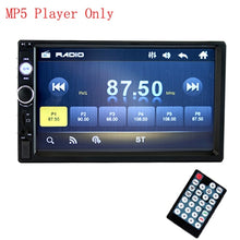 Load image into Gallery viewer, Podofo 2 din Car Radio 7&quot; HD Autoradio Multimedia Player 2DIN Touch Screen Auto audio Car Stereo MP5 Bluetooth USB TF FM Camera
