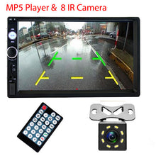 Load image into Gallery viewer, Podofo 2 din Car Radio 7&quot; HD Autoradio Multimedia Player 2DIN Touch Screen Auto audio Car Stereo MP5 Bluetooth USB TF FM Camera
