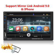 Load image into Gallery viewer, 2 Din Car Radio Bluetooth mirrorlink 2din Car Autoradio 7&#39;&#39; MP5 Player Car Backup Monitor Car Audio For Rearview Camera Remote
