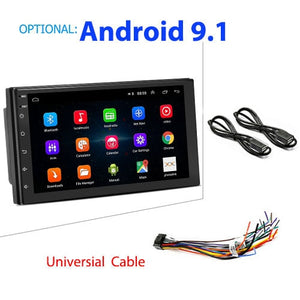 Podofo 2 din Car Radio 2.5D GPS Android Multimedia Player Universal 7" audio Navigation For Volkswagen Nissan Hyundai Kia Toyota