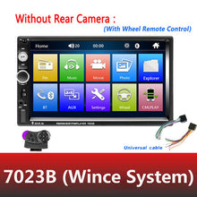 Load image into Gallery viewer, AMPrime Universal 2 din Car Multimedia Player Autoradio 2din Stereo 7&quot; Touch Screen Video MP5 Player Auto Radio Backup Camera
